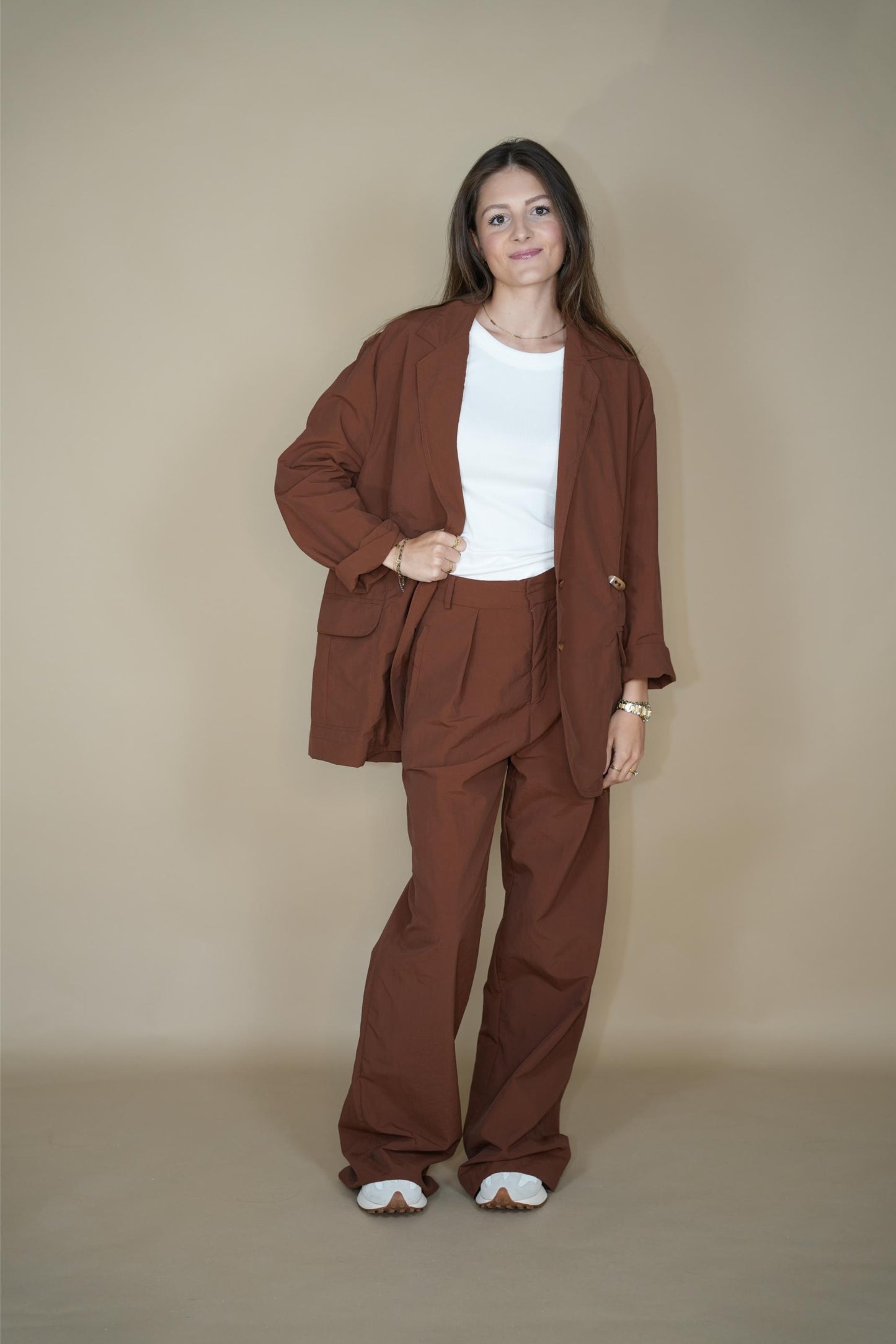 Mila Pant Rust Nylon