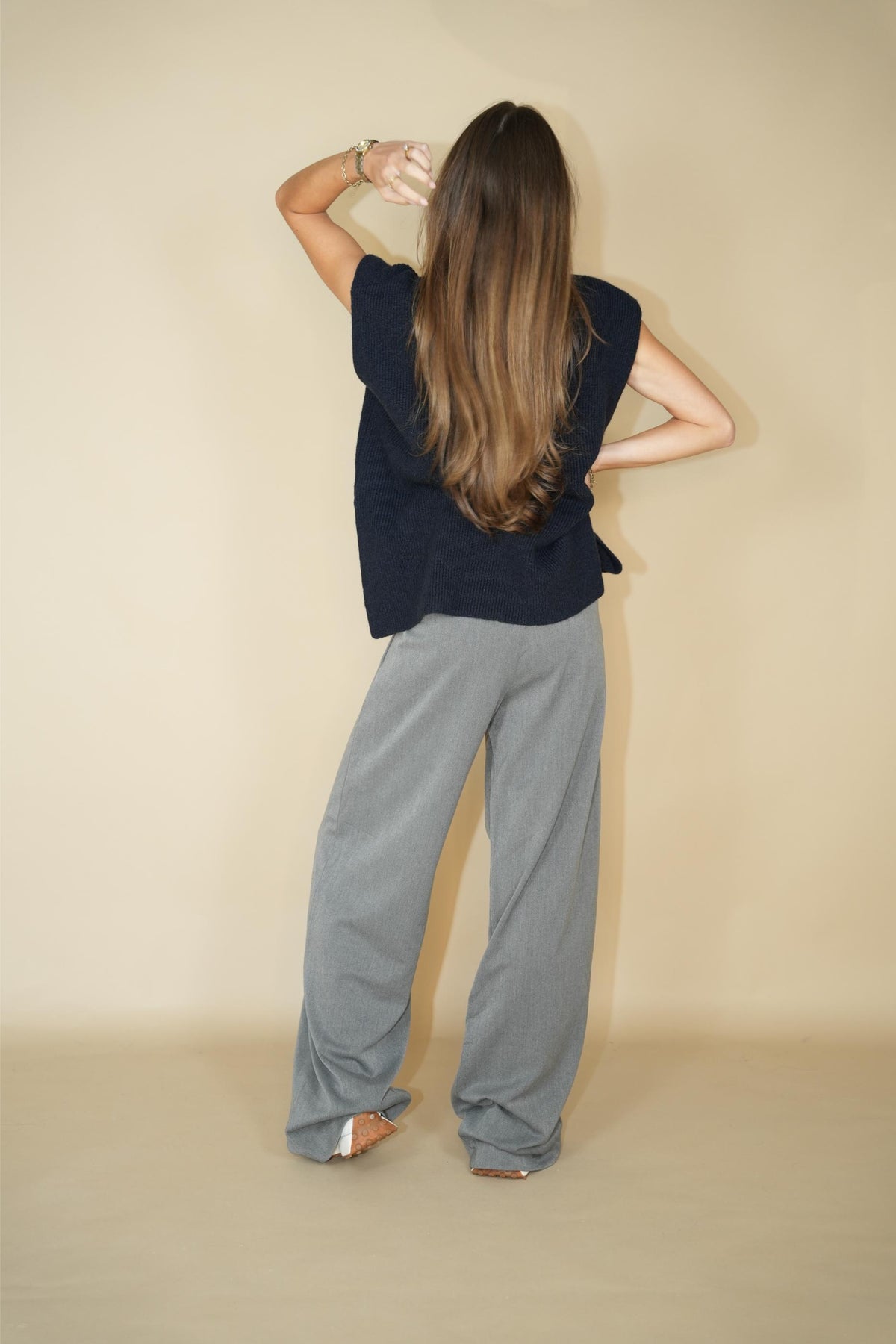Davoz Tunique Navy & Brown