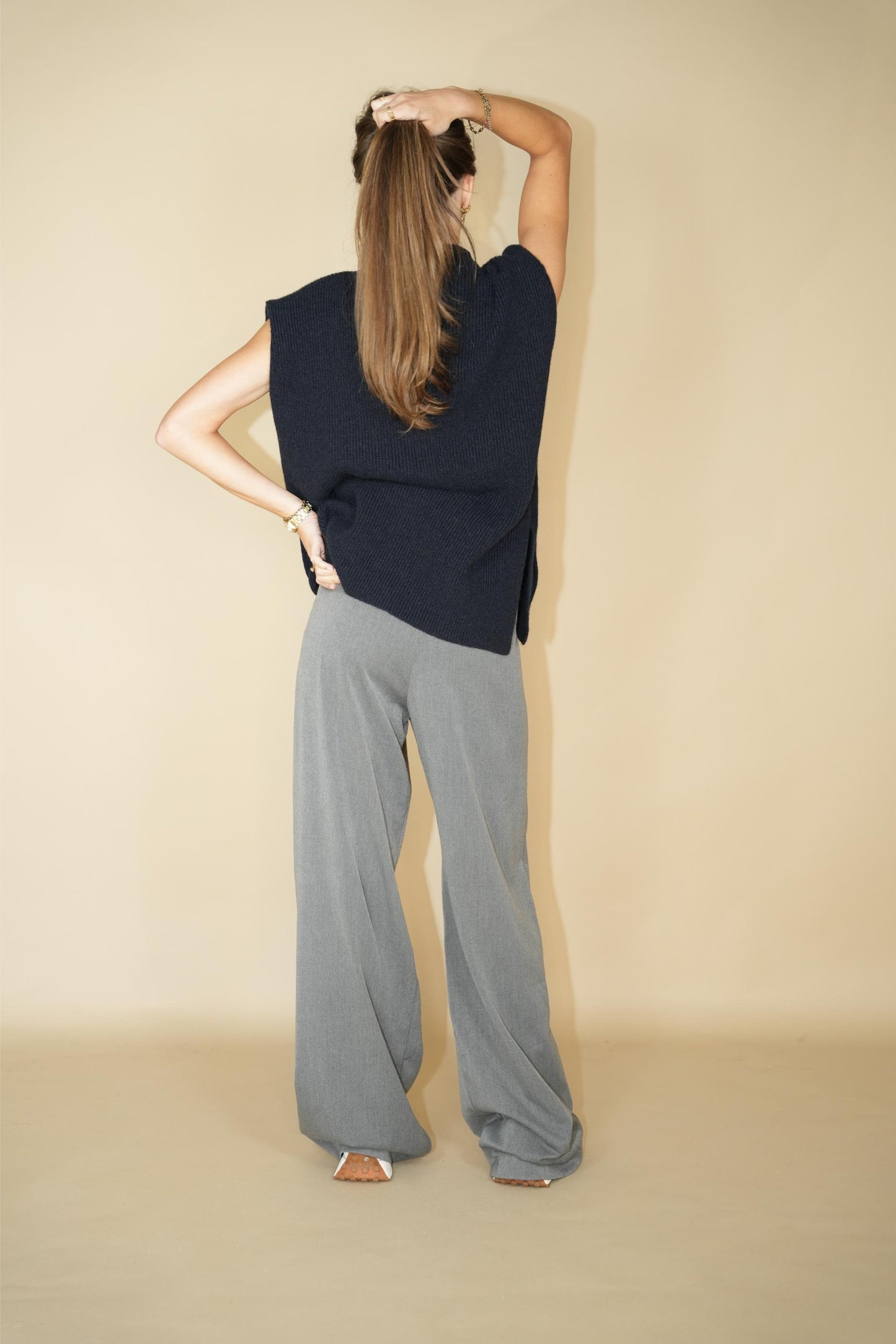 Davoz Tunique Navy & Brown