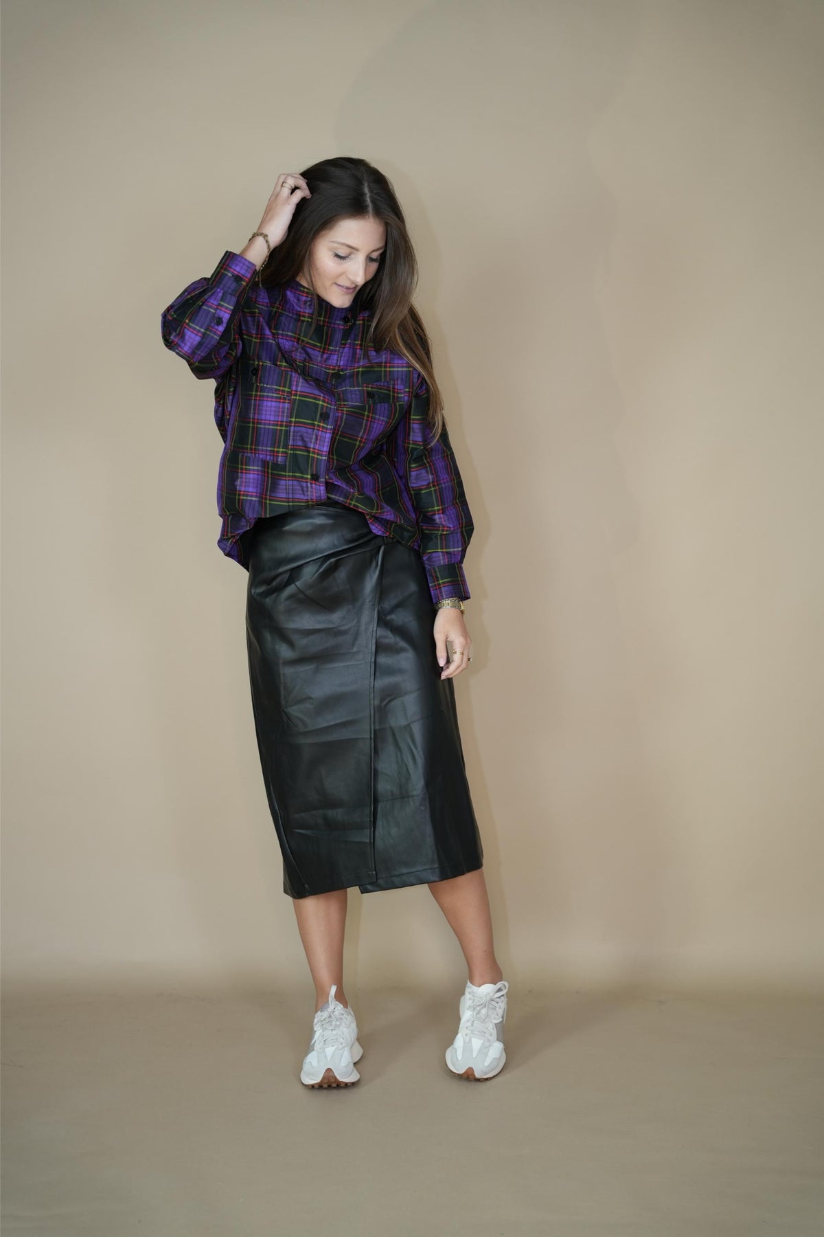 Maxime Black Leather - Aimée the Label