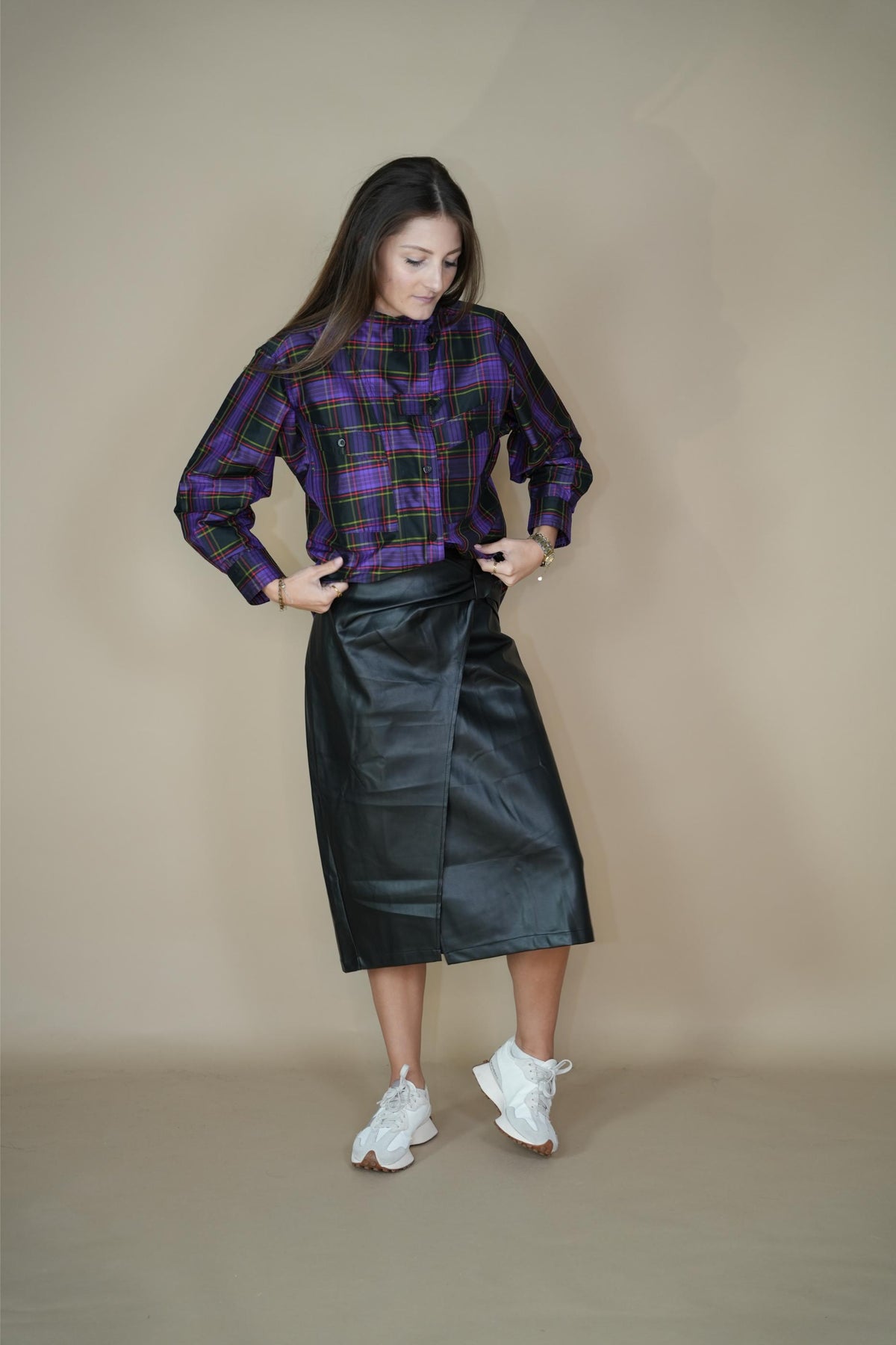 Maxime Black Leather - Aimée the Label