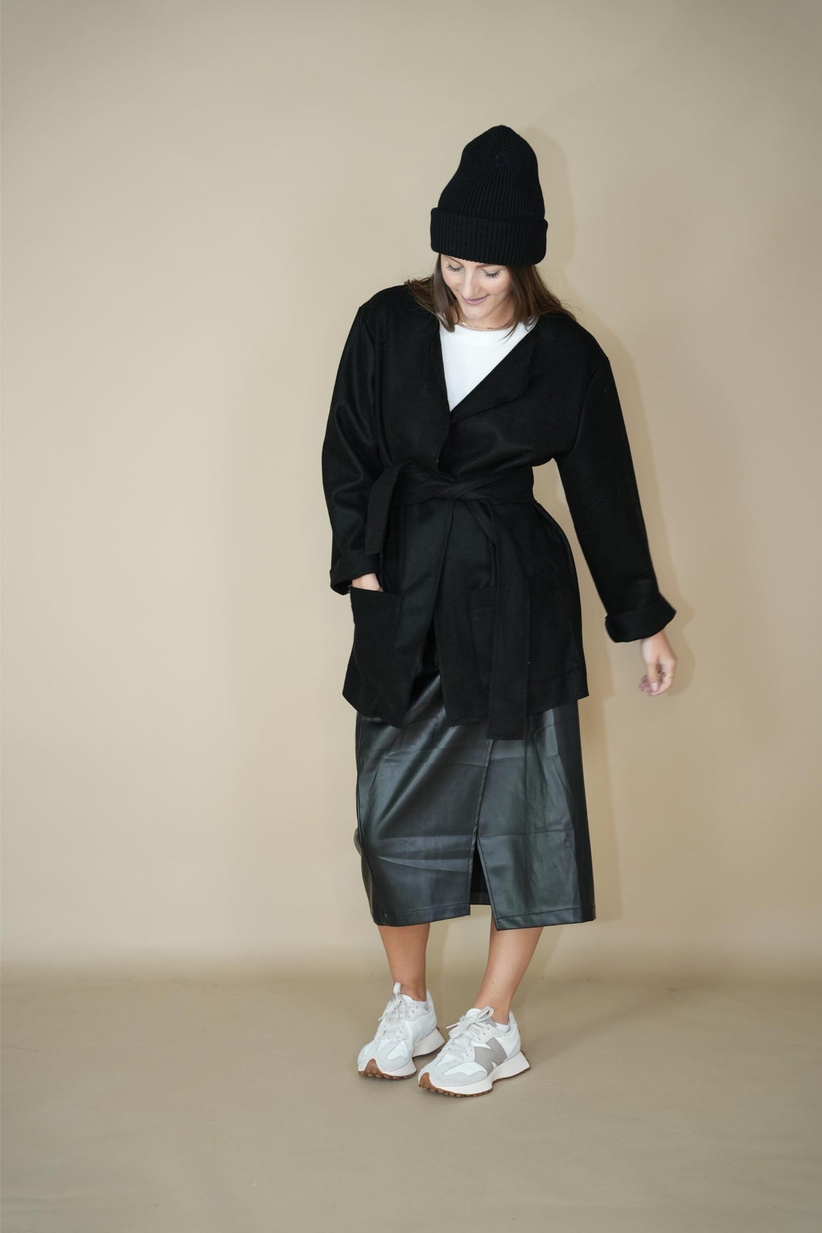 Black Blazer Wool - Les bohemiennes Lab