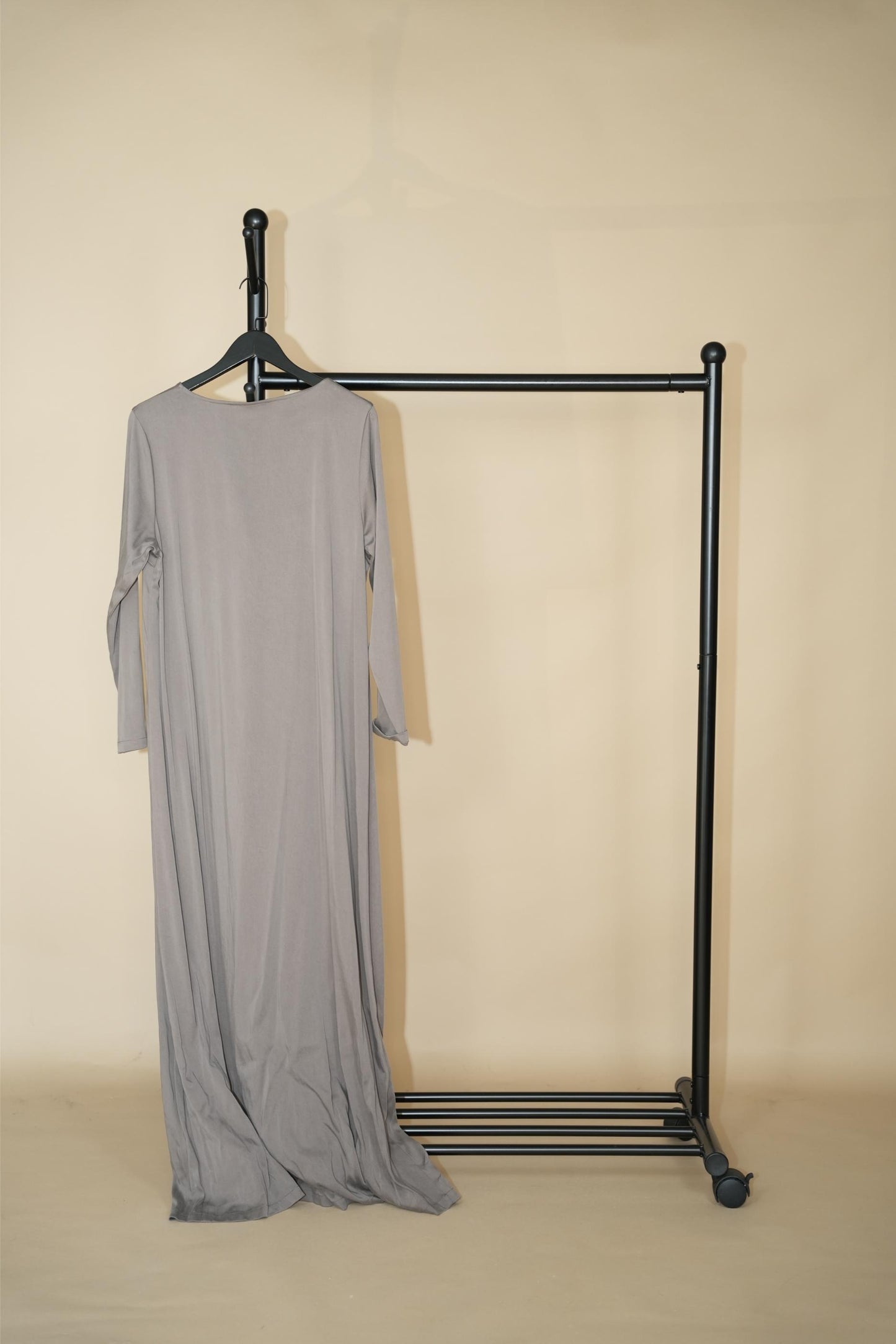 Eva Satin Dress - Moon Rock