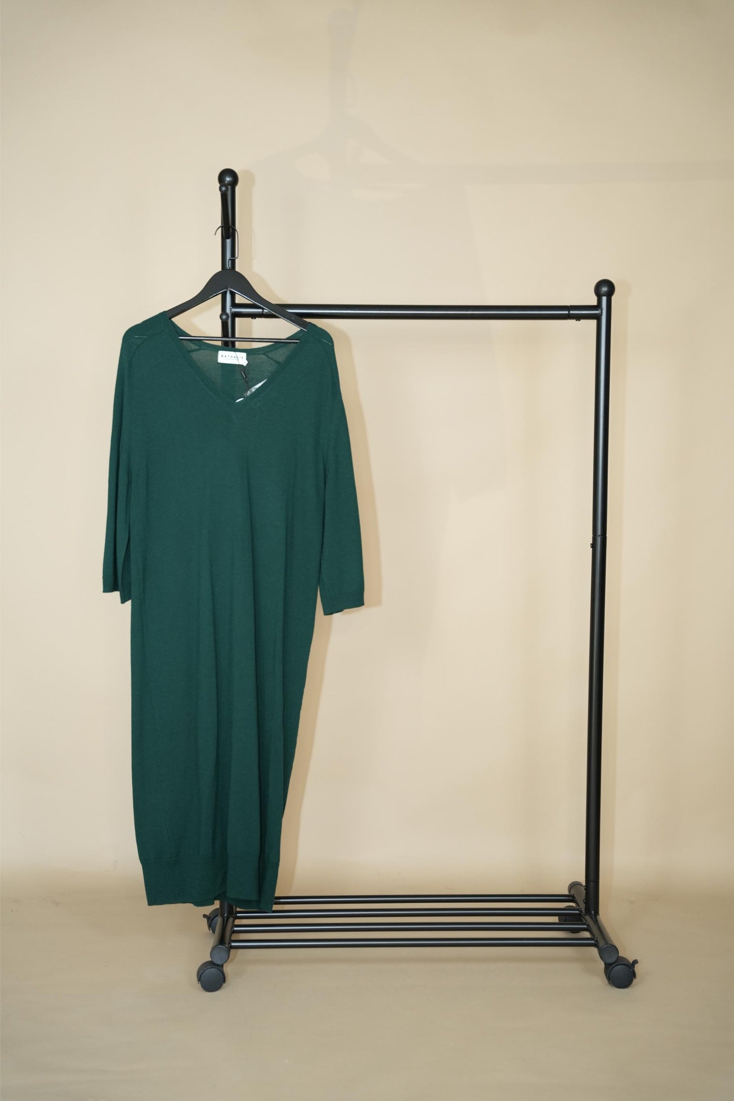 Mons merino wool Dress - Forest green