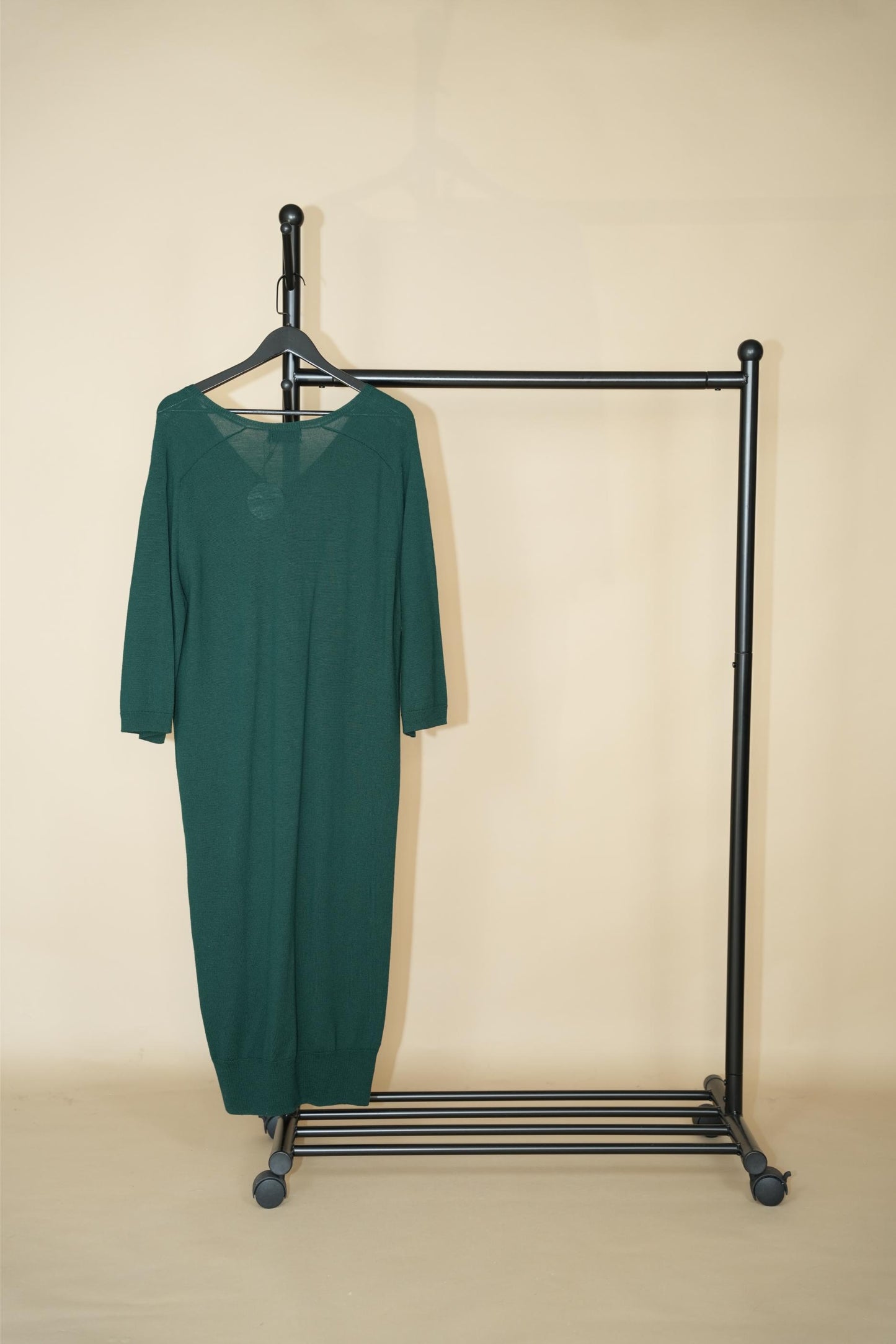 Mons merino wool Dress - Forest green