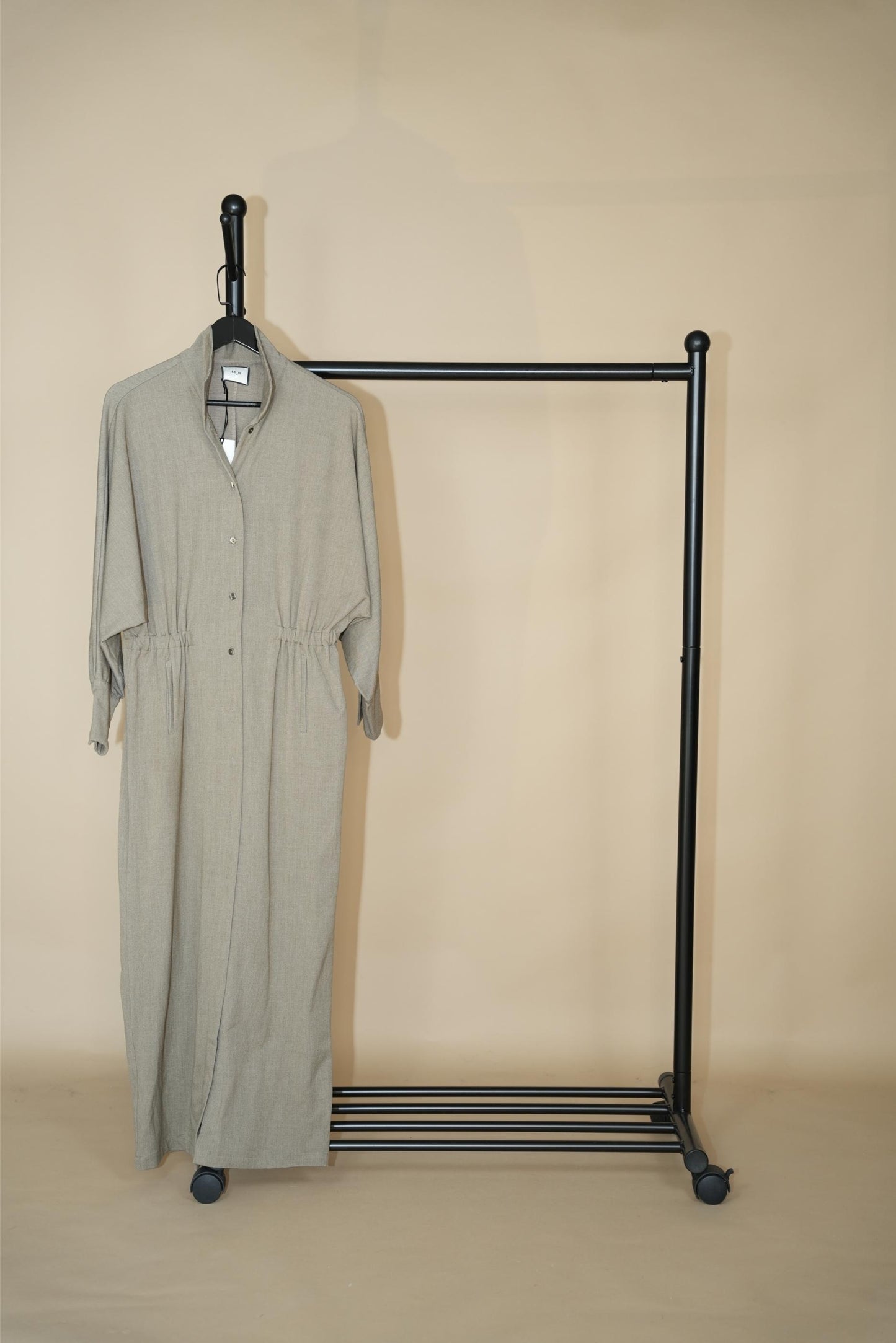 Moe Dress - Grege cool wool