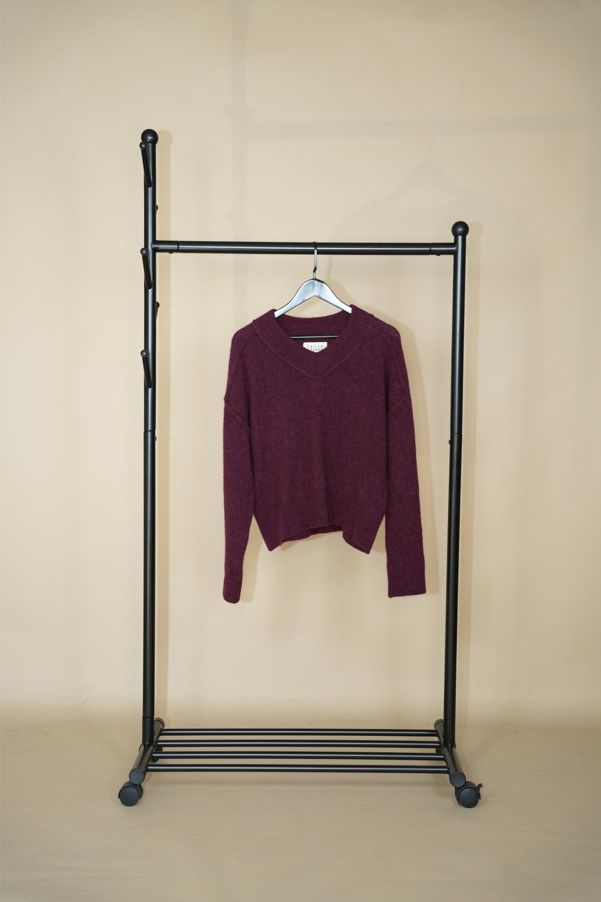 Aspen sweater Burgundy - Cesar Casier