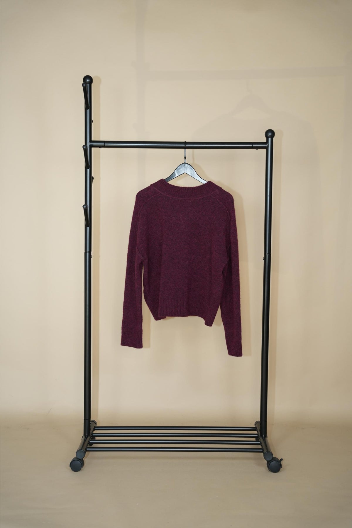 Aspen sweater Burgundy - Cesar Casier