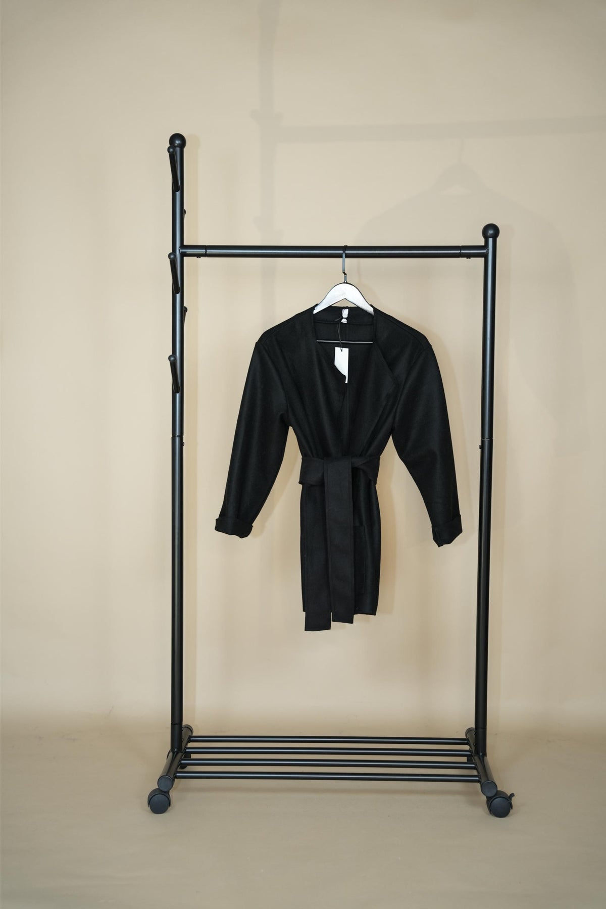 Black Blazer Wool - Les bohemiennes Lab